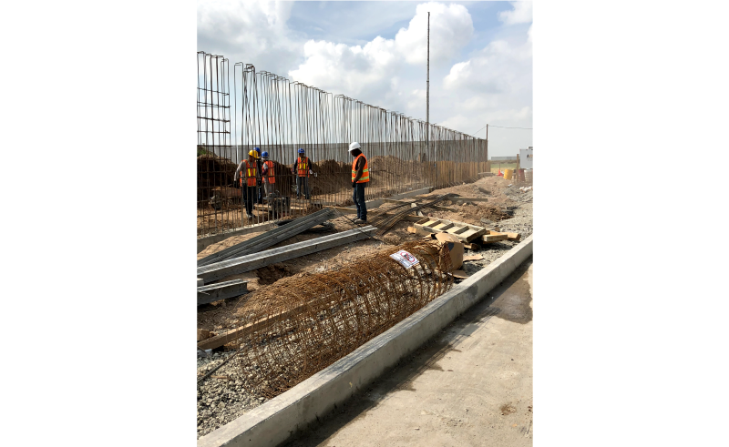 Muro perimetral C5i - Industrial en Pachuca, Hidalgo
